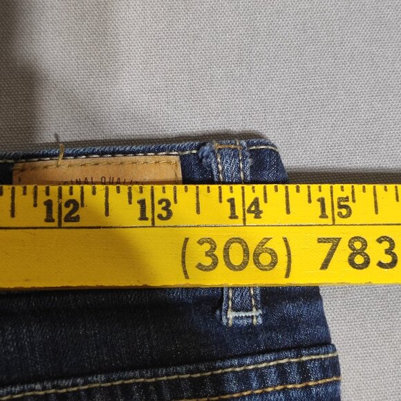 Aeropostale jeans women's size 5/6 ink blue colour Bayla skinny straight leg - Picture 8 of 12